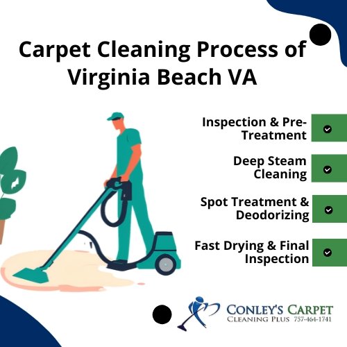 capet cleaning process of virginia beach va